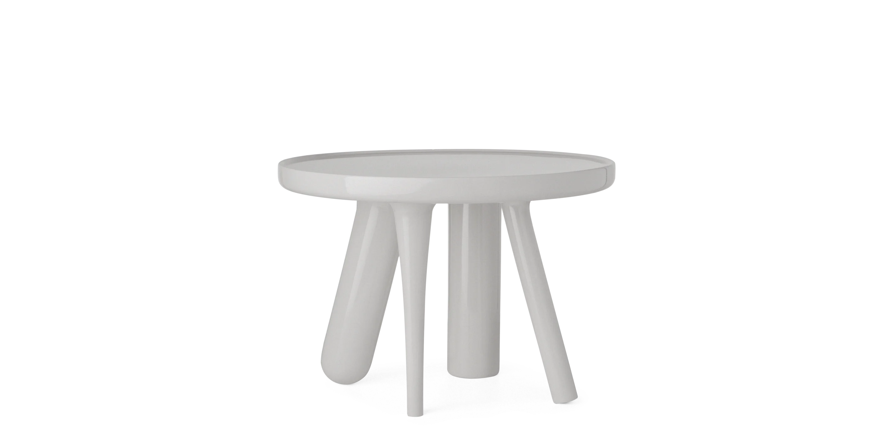 Elements 002 side table silk grey front view